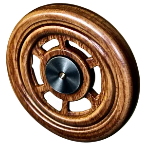 Wooden Fidget Spinner Png 06202024 PNG Image