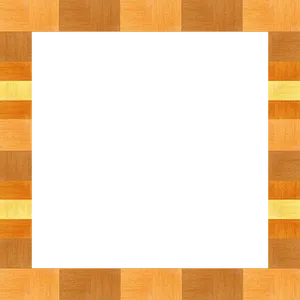 Wooden Frame Black Center PNG Image