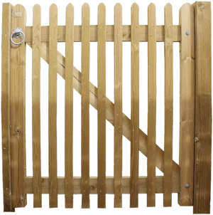 Wooden Garden Gate.png PNG Image