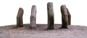 Wooden Hand Sculpture Art PNG Image