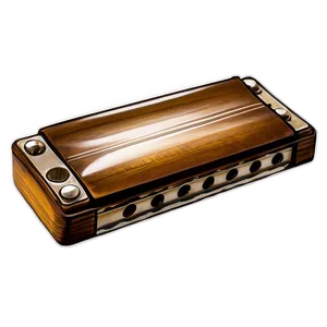 Wooden Harmonica Png Efy PNG Image