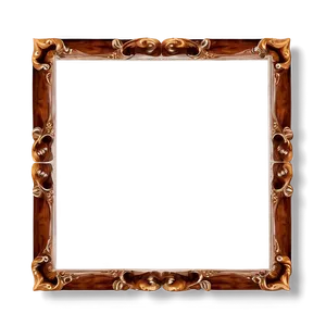 Wooden Mirror Frame Png 06212024 PNG Image