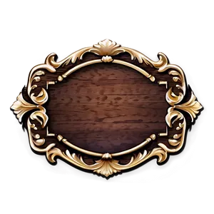 Wooden Name Plate Png 06122024 PNG Image