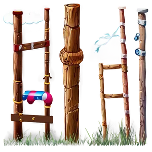 Wooden Pole Clipart Png Wtd PNG Image