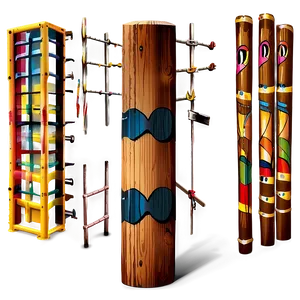 Wooden Pole Vector Png Kqu94 PNG Image