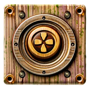 Wooden Power Button Png 73 PNG Image