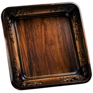 Wooden Serving Tray Png Pyl16 PNG Image