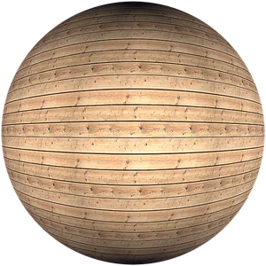 Wooden Sphere Texture Background PNG Image