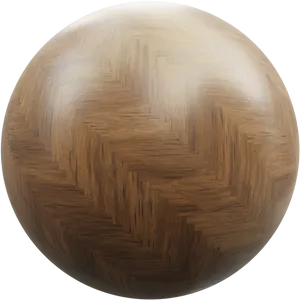 Wooden Sphere Texture PNG Image