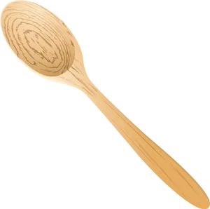 Wooden Spoon Illustration PNG Image