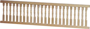 Wooden Staircase Balustrade PNG