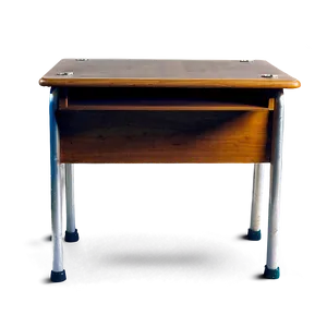 Wooden Student Desk Png Djt71 PNG Image