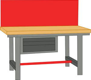 Wooden Table Clipart PNG Image