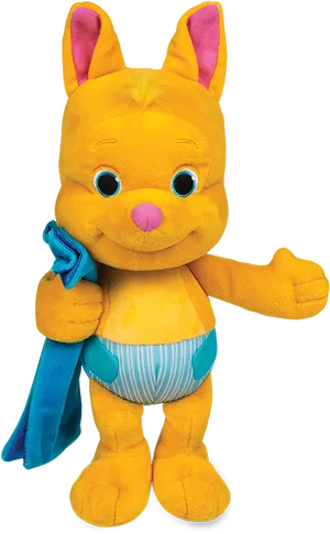 Word Party Character Plush Toy PNG Image