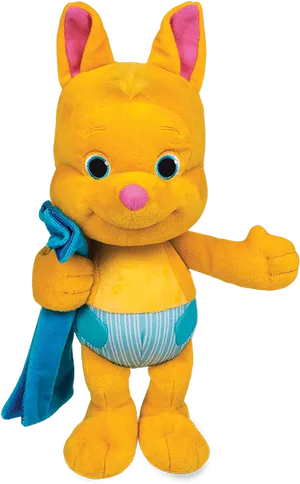 Word Party Plush Character Kip PNG Image