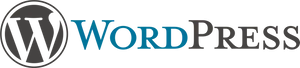 Word Press Logo Blue Gray PNG Image