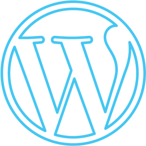 Wordpress Logo Outline PNG Image