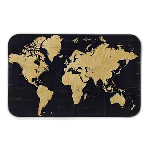 World Map Desk Mousepad Png 93 PNG Image