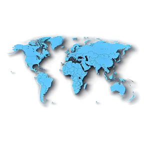 World Map Detailed Png Bth30 PNG Image