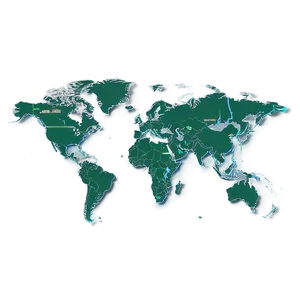 World Map For Flight Paths Png Iks PNG Image