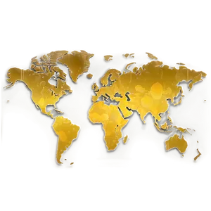 World Map Night Lights City Glow Png Njb PNG Image