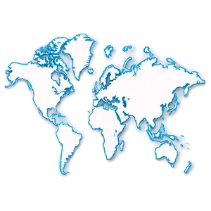 World Map Outline Transparent Png Chb17 PNG Image