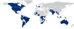 World Map Spanish Speaking Countries PNG Image