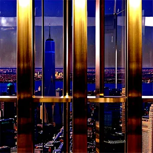 World Trade Center Elevator View Png 06202024 PNG Image