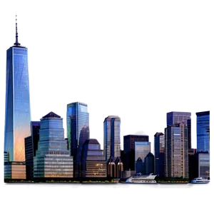 World Trade Center Skyline Png Woc52 PNG Image