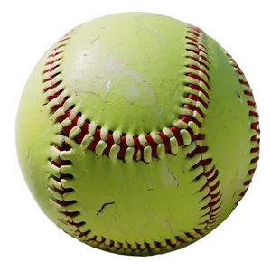 Worn Softball Image Png 39 PNG Image