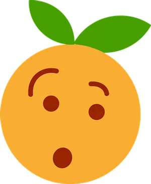 Worried Clementine Cartoon PNG Image