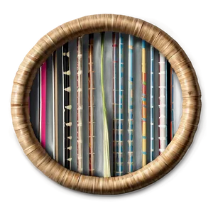 Woven Rattan Coaster Png 06252024 PNG Image