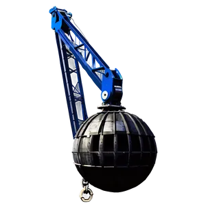 Wrecking Ball Crane Silhouette Png Ngo PNG Image