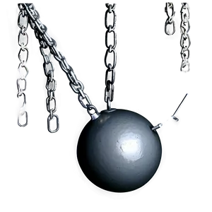 Wrecking Ball On White Background Png Tbr16 PNG Image