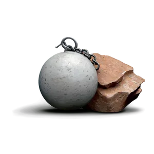 Wrecking Ball With Debris Png 06112024 PNG Image