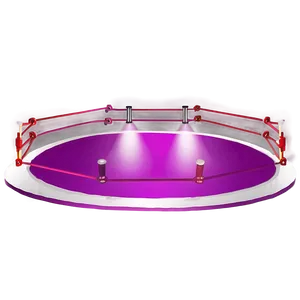 Wrestling Ring Under Spotlight Png Wix79 PNG Image