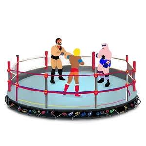 Wrestling Ring With Crowd Png 06202024 PNG Image