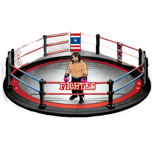 Wrestling Ring With Fighters Png Dpb31 PNG Image