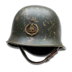 Ww2 Helmet Front View Png Flg PNG Image