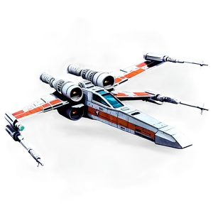 X Wing Illustration Png 78 PNG Image