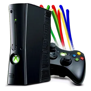 Xbox 360 Console With Hdmi Cable Png 34 PNG Image