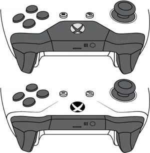 Xbox Controller Vector Illustration PNG Image