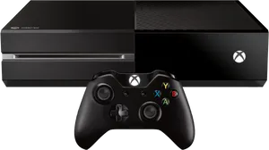 Xbox One Consoleand Controller PNG Image