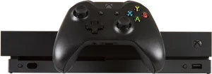 Xbox One Consoleand Controller PNG Image