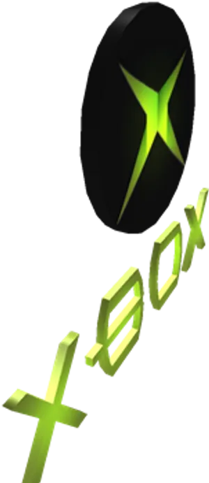 Xbox Original Logo Reflection PNG Image