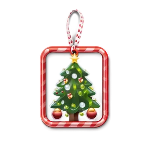 Xmas Tree Decoration Tag Png Lqk PNG Image