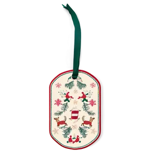 Xmas Tree Decoration Tag Png Ygt PNG Image