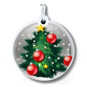 Xmas Tree Decoration Tag Png Yse57 PNG Image