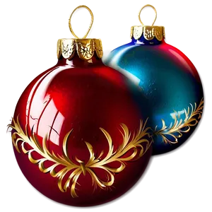 Xmas Tree Ornaments Png 19 PNG Image