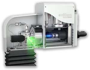 Xray Machine Component Cutaway View PNG Image